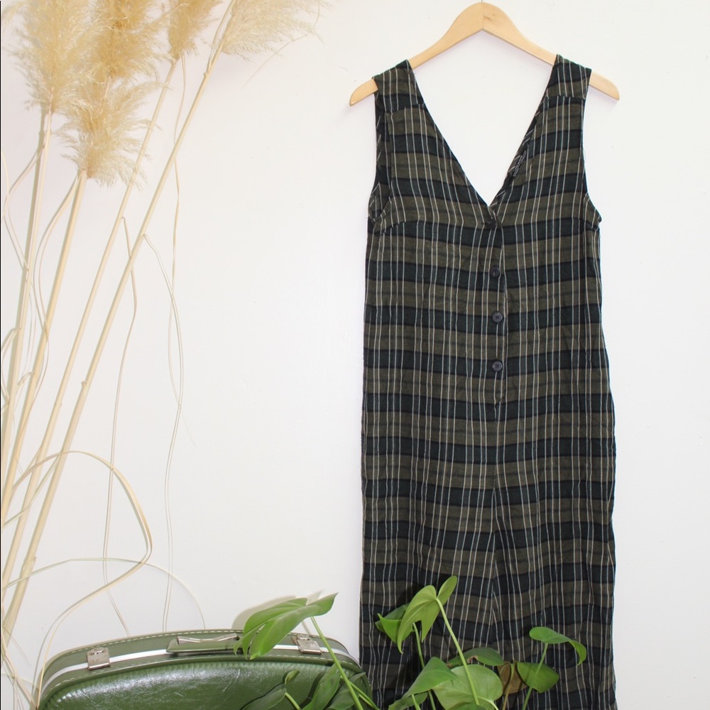 Zara Plaid Jumpsuit LIKE NEW!